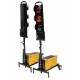 Semafoare lucrari 3 lampi 200mm diametru - alimentare solara 30W Semafoare lucrari 3 lampi 200mm diametru - alimentare solara 30W